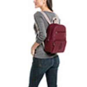 Boutique Backpack - Deep Merlot Pebble